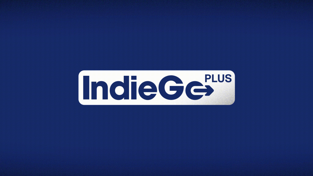 A looping animation of the IndieGo Plus logo.