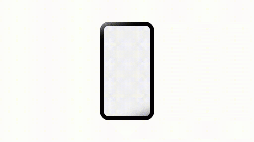 A looping animation of a smart phone cycling through different service symbols such as language and email.